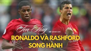 Ronaldo và Rashford và HLV Ten Hag